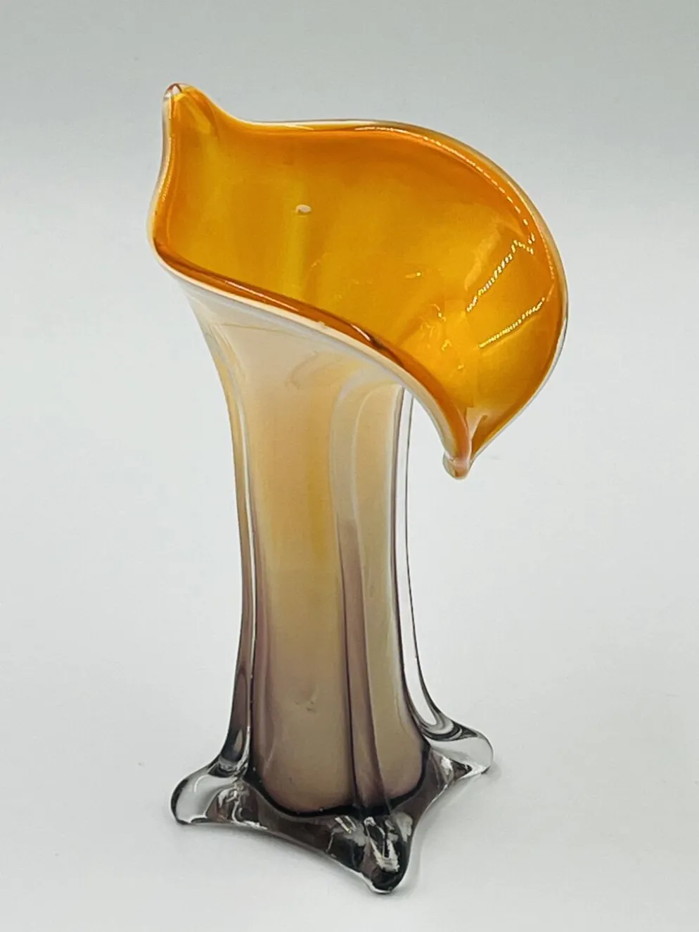 Vase Arum en verre de Murano