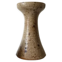 Vase bougeoir en gres pyrité, Alain Blanchard 1970