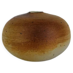 Vase boule grès vintage