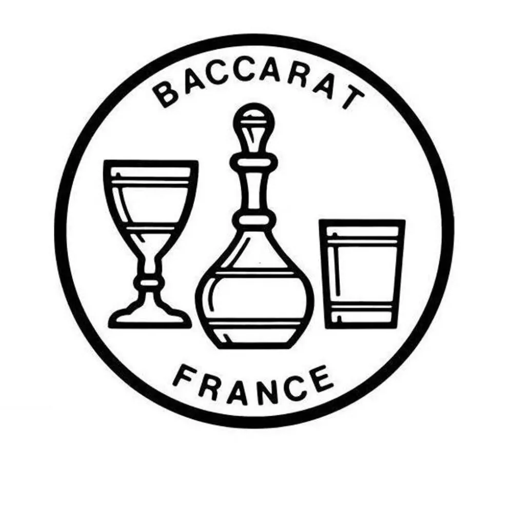 Vase "Cana" et boule "Sirius" en cristal de Baccarat