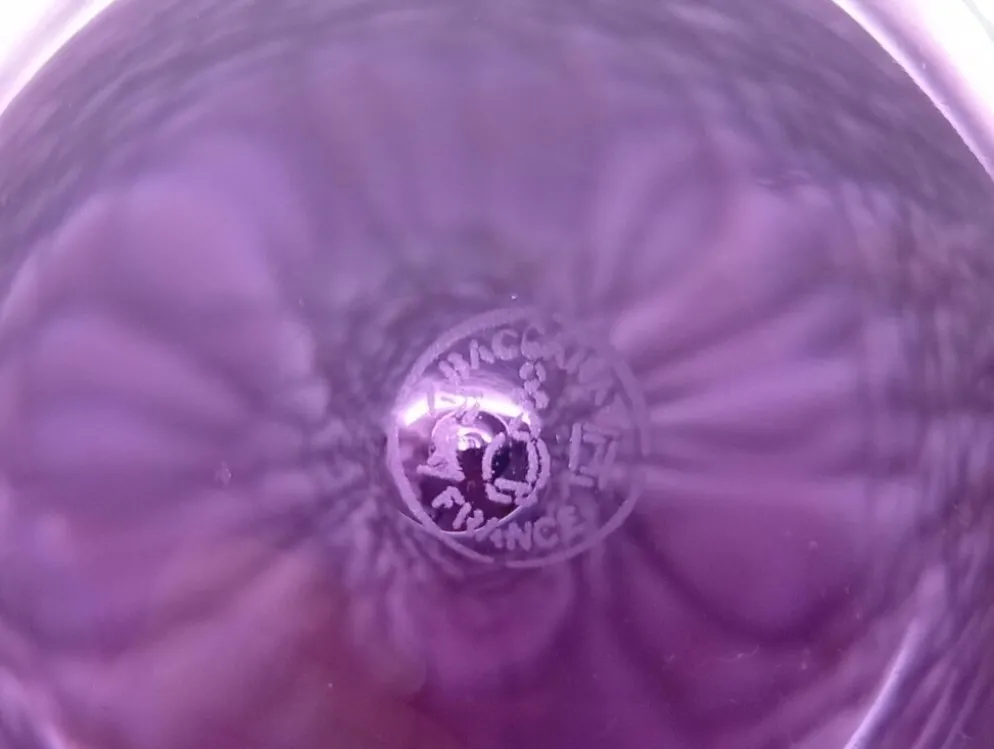 Vase "Cana" et boule "Sirius" en cristal de Baccarat
