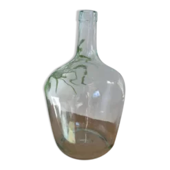 Vase dame-jeanne transparente