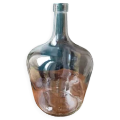 Vase dame-jeanne transparente