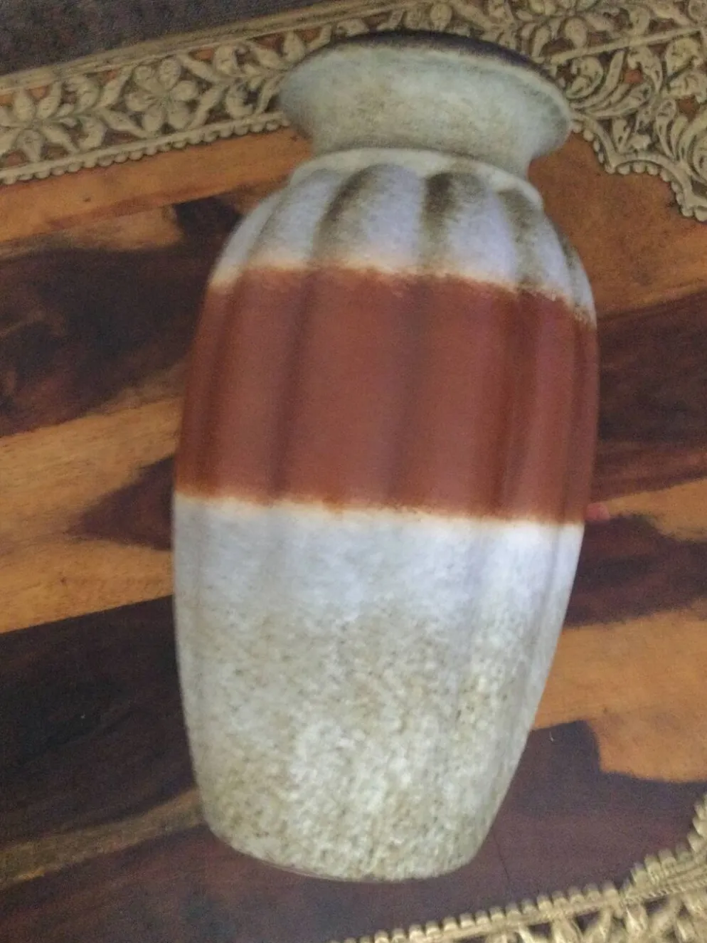 Vase de sol vintage Scheurich 292 en céramique W.Germany