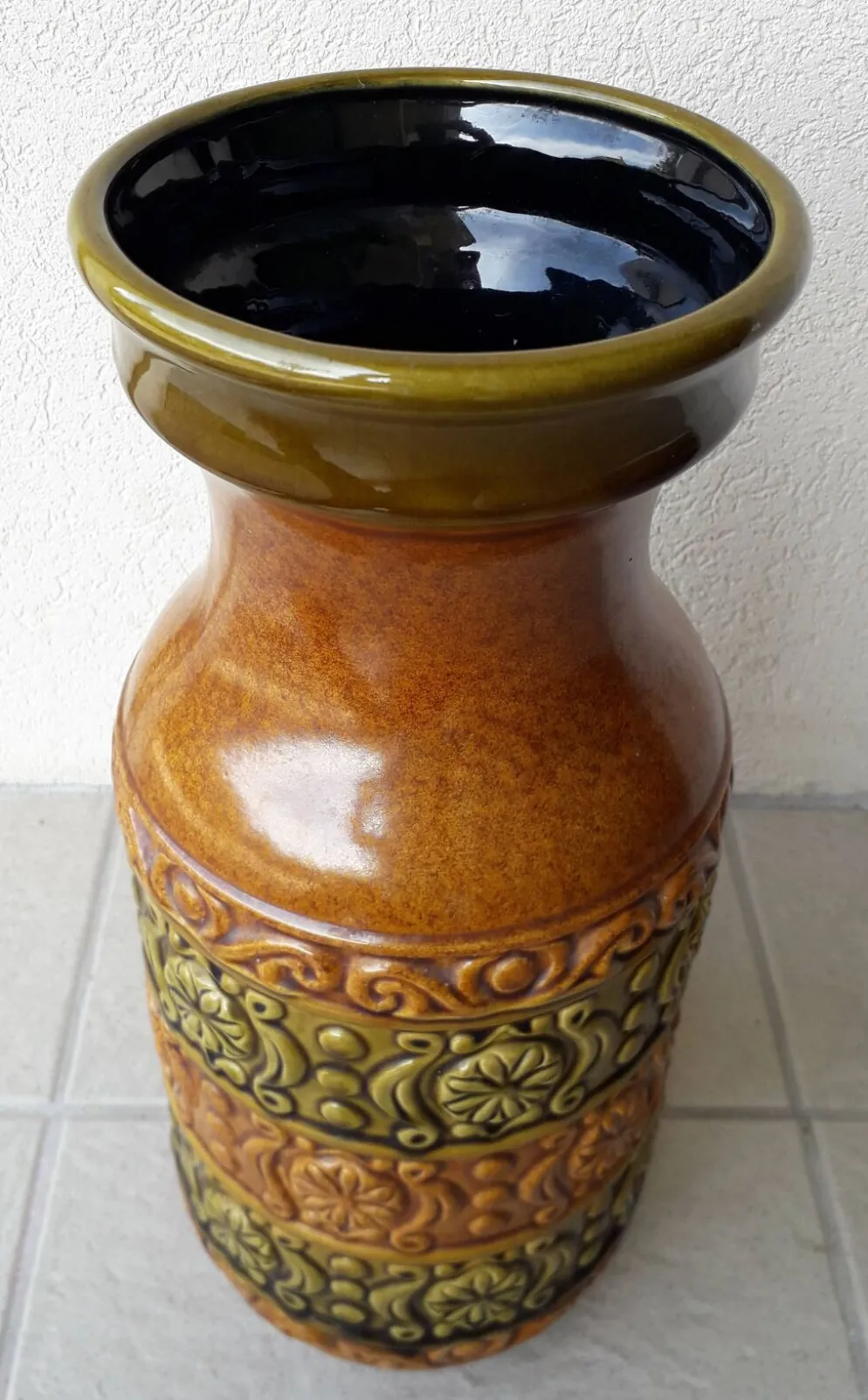 Vase en céramique années 70