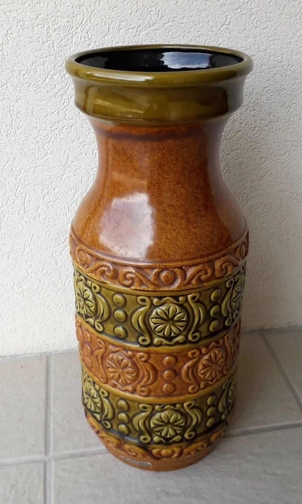 Vase en céramique années 70