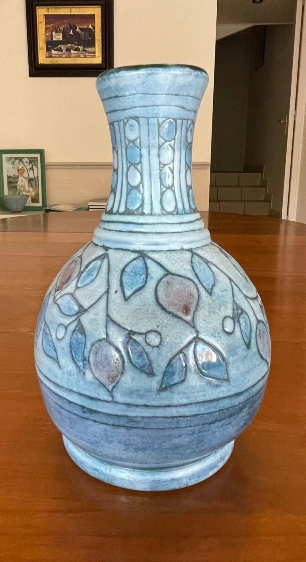 Vase en céramique émaillé, Danuta Le Hénaff
