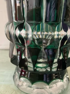 Vase en cristal de Val St Lambert des années 50