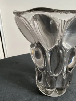 Vase en cristal français