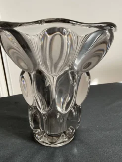 Vase en cristal français