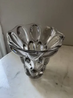 Vase en cristal français