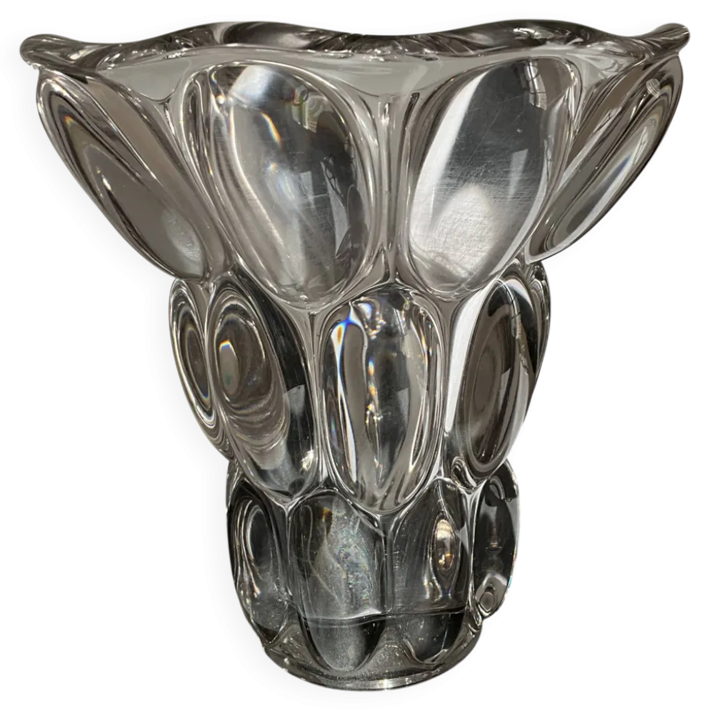 Vase en cristal français