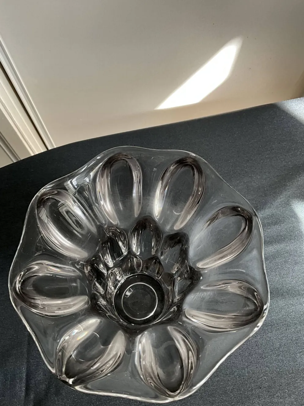 Vase en cristal français