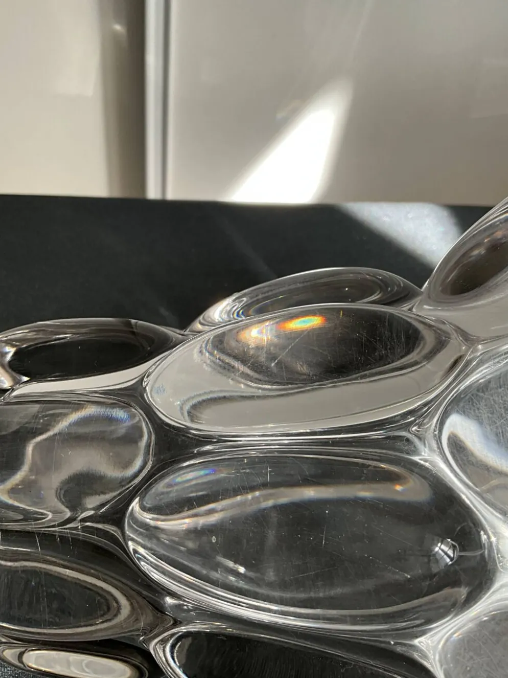 Vase en cristal français