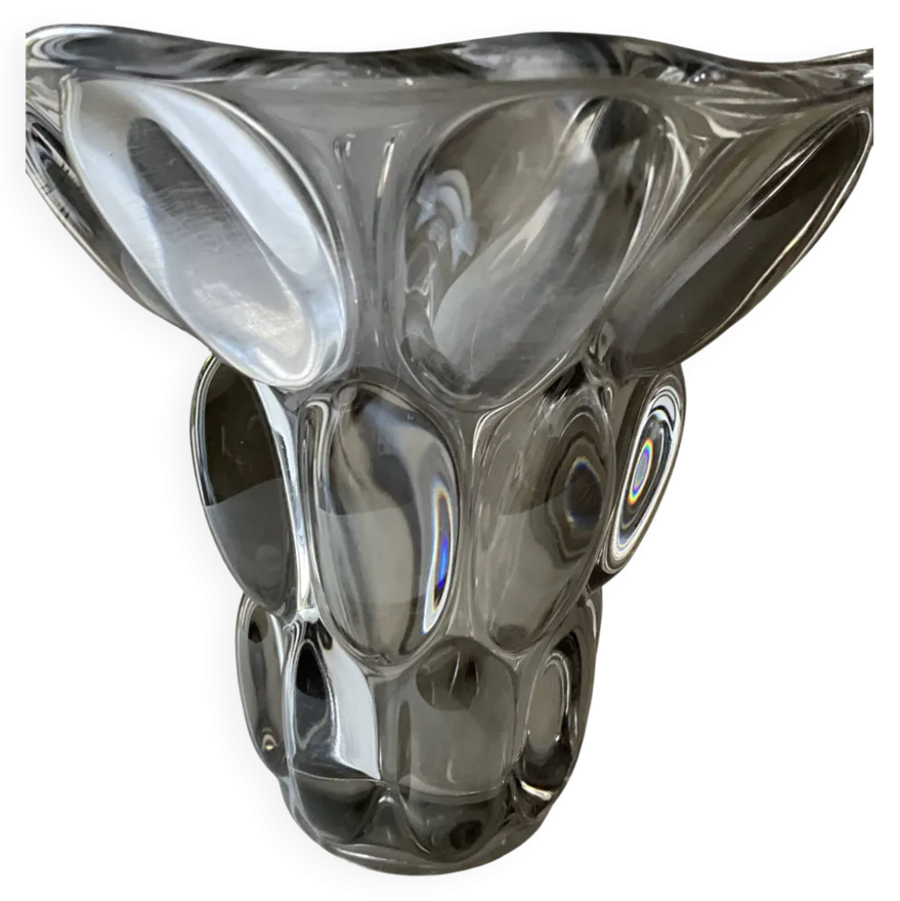 Vase en cristal français
