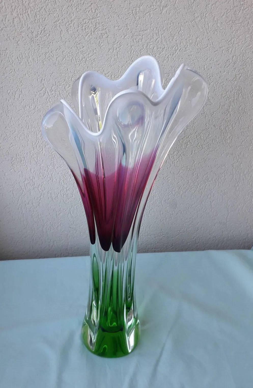 Vase en cristal Joseph Hospodka