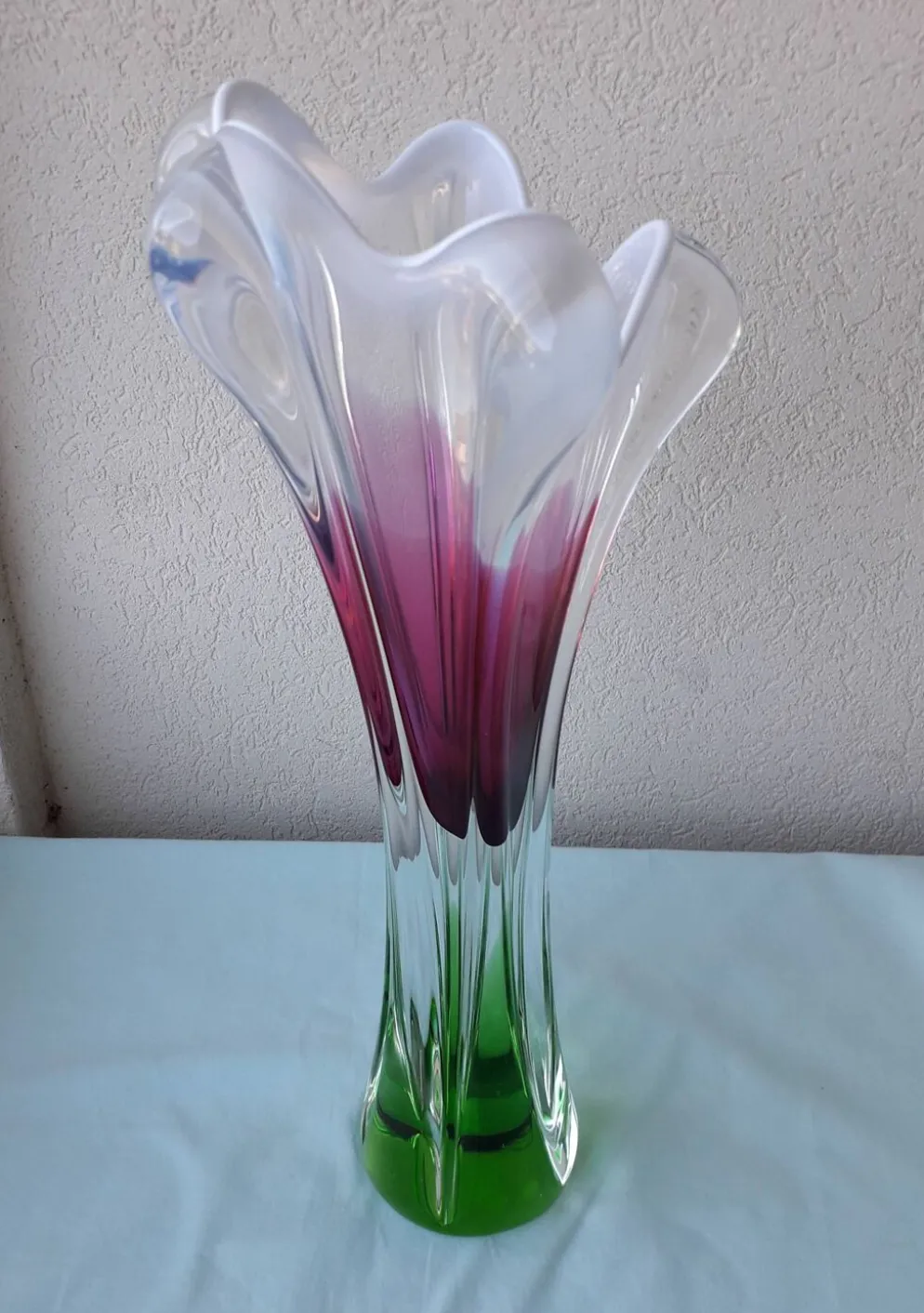 Vase en cristal Joseph Hospodka
