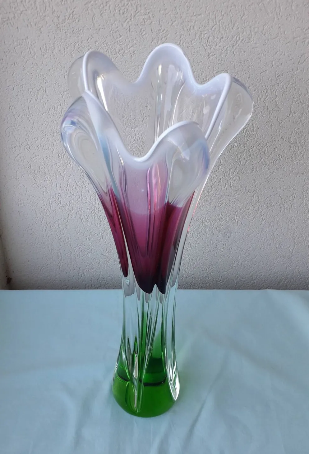 Vase en cristal Joseph Hospodka