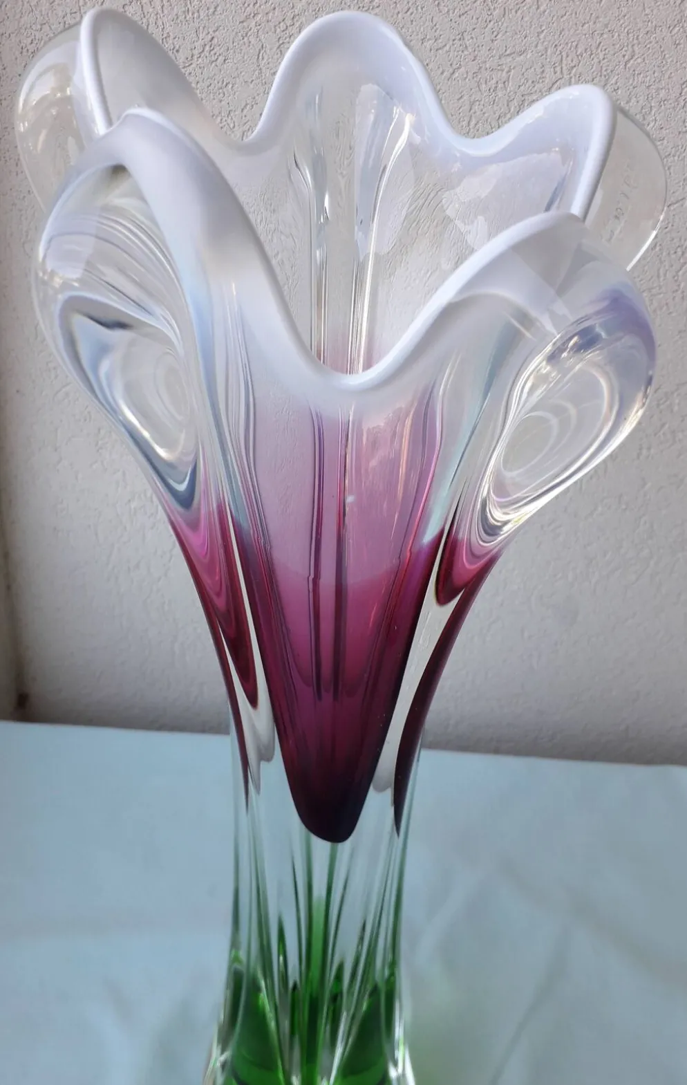 Vase en cristal Joseph Hospodka
