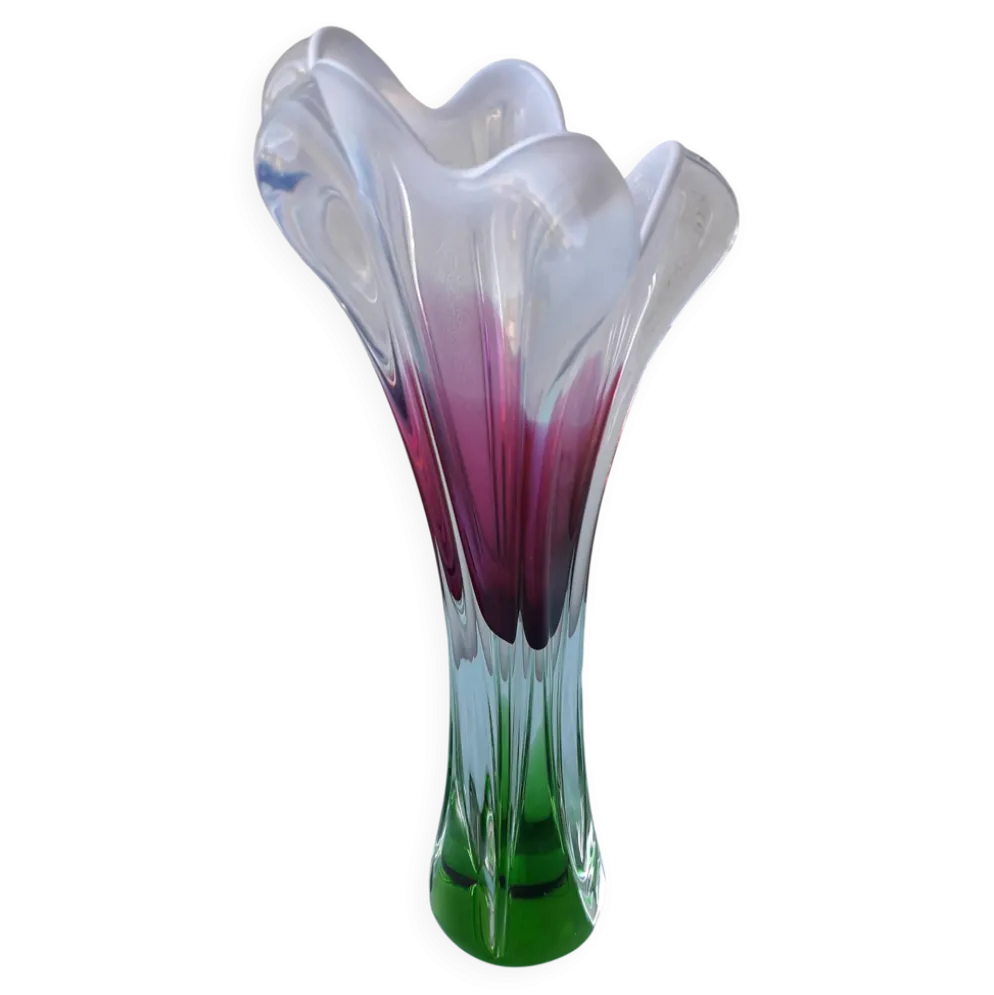 Vase en cristal Joseph Hospodka