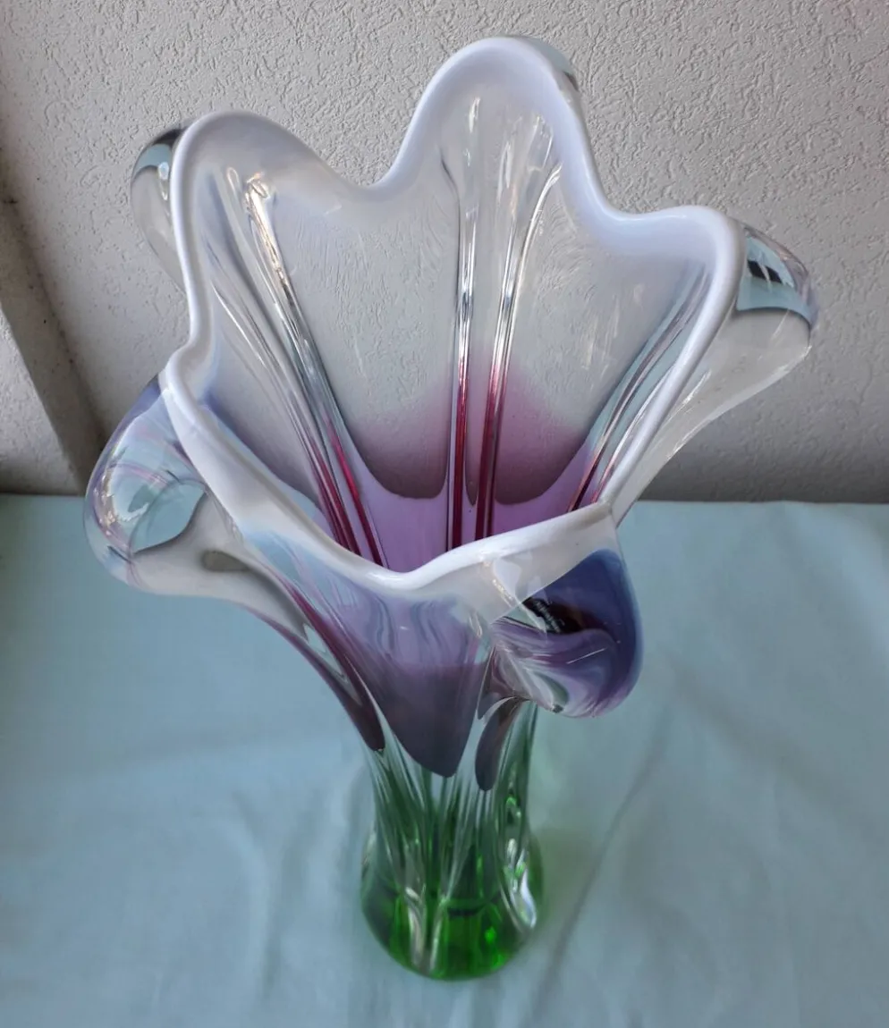 Vase en cristal Joseph Hospodka