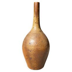 Vase en grès pyrité Michel Dumont / Puisaye