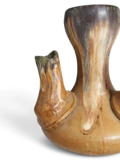 Vase en grès signé à la pointe Alfred Lebret (1871-1955)