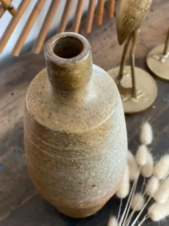 Vase en grès vintage