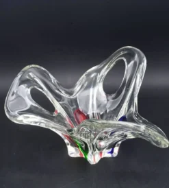 Vase en verre de Murano des années 1970, style mid-century