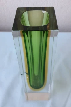 Vase en verre de Murano Sommerso