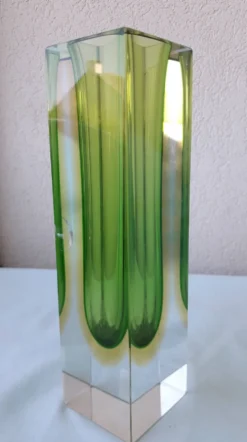Vase en verre de Murano Sommerso