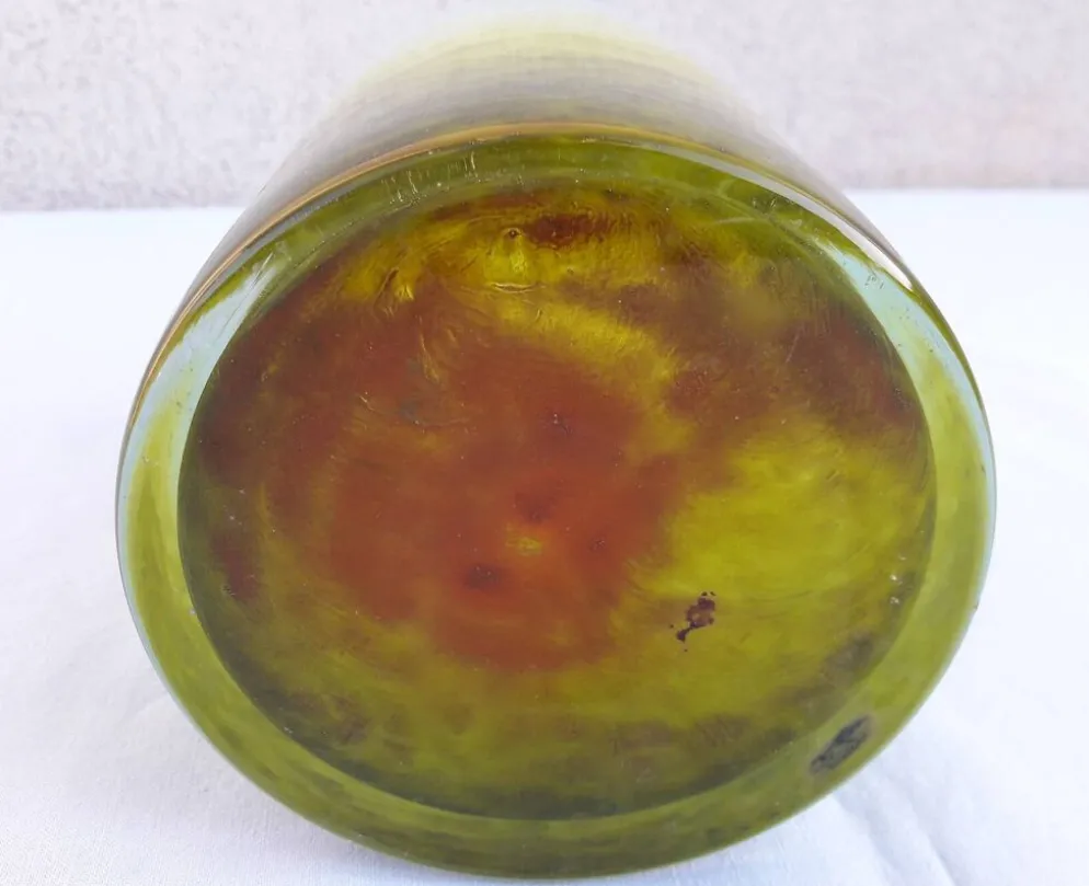 Vase en verre scandinave John Orwar Lake
