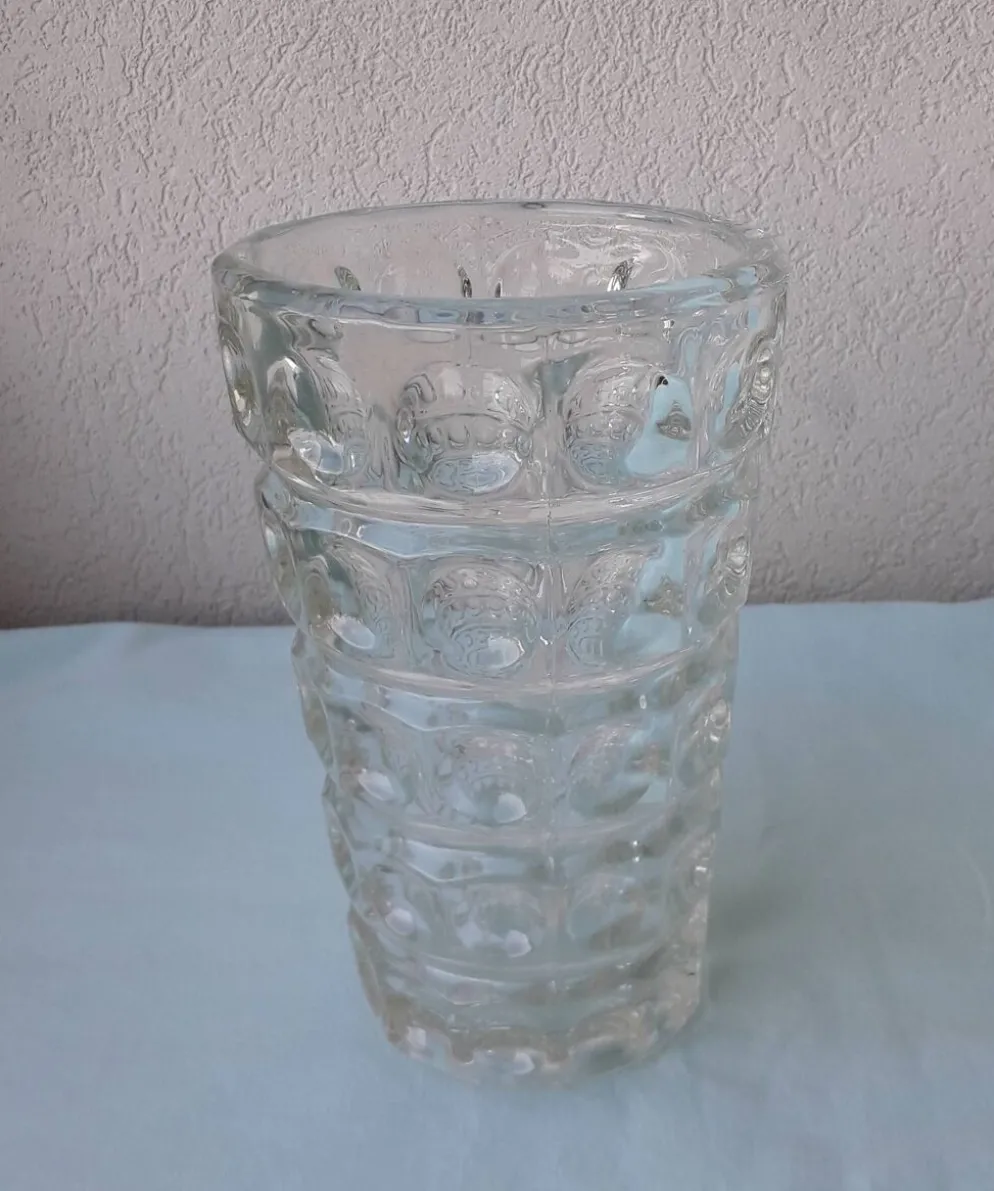 Vase en verre tchèque
