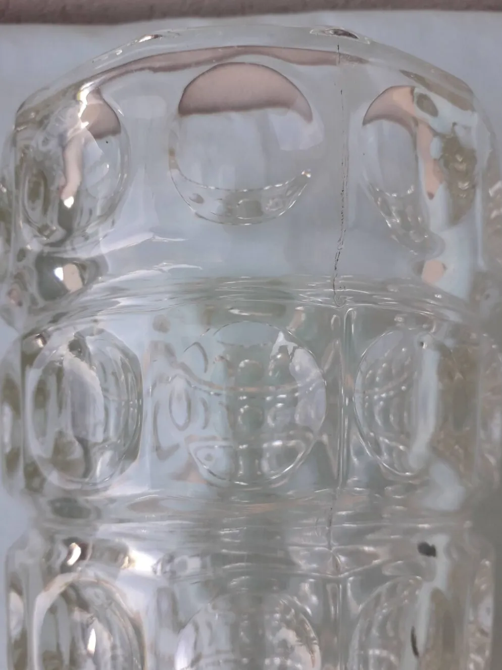Vase en verre tchèque