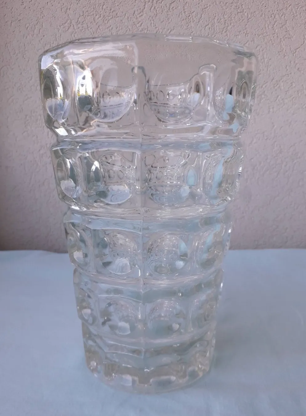 Vase en verre tchèque
