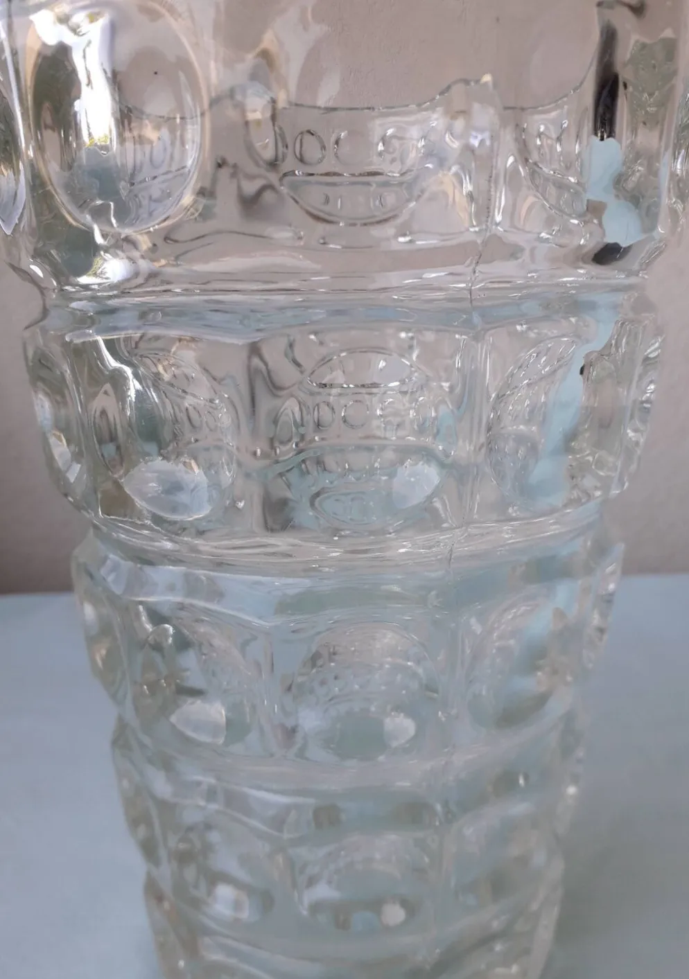 Vase en verre tchèque