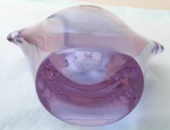Vase en verre tchèque design