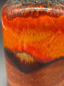 Vase Fat Lava Jasba N 602/12-25, Allemagne, années 1970