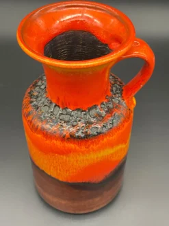 Vase Fat Lava Jasba N 602/12-25, Allemagne, années 1970
