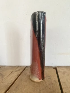Vase grès vernissé années 80