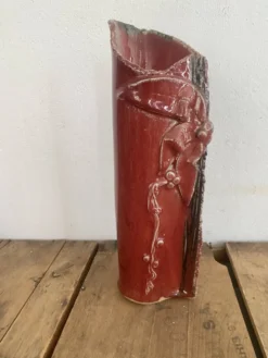 Vase grès vernissé années 80