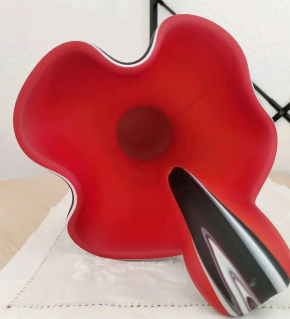 Vase « Jack in the Pulpit » en verre d’art