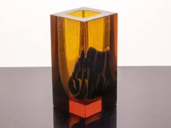 Vase, Jiří Šuhájek, Exbor, années 1980, Tchécoslovaquie