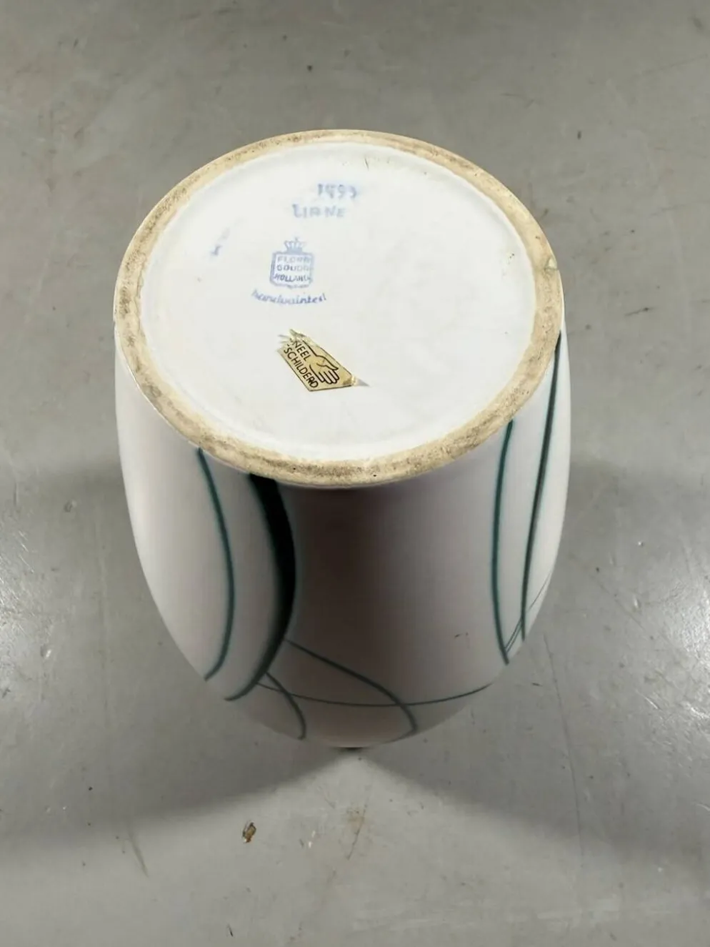 Vase Liane Flora Gouda des années 1960