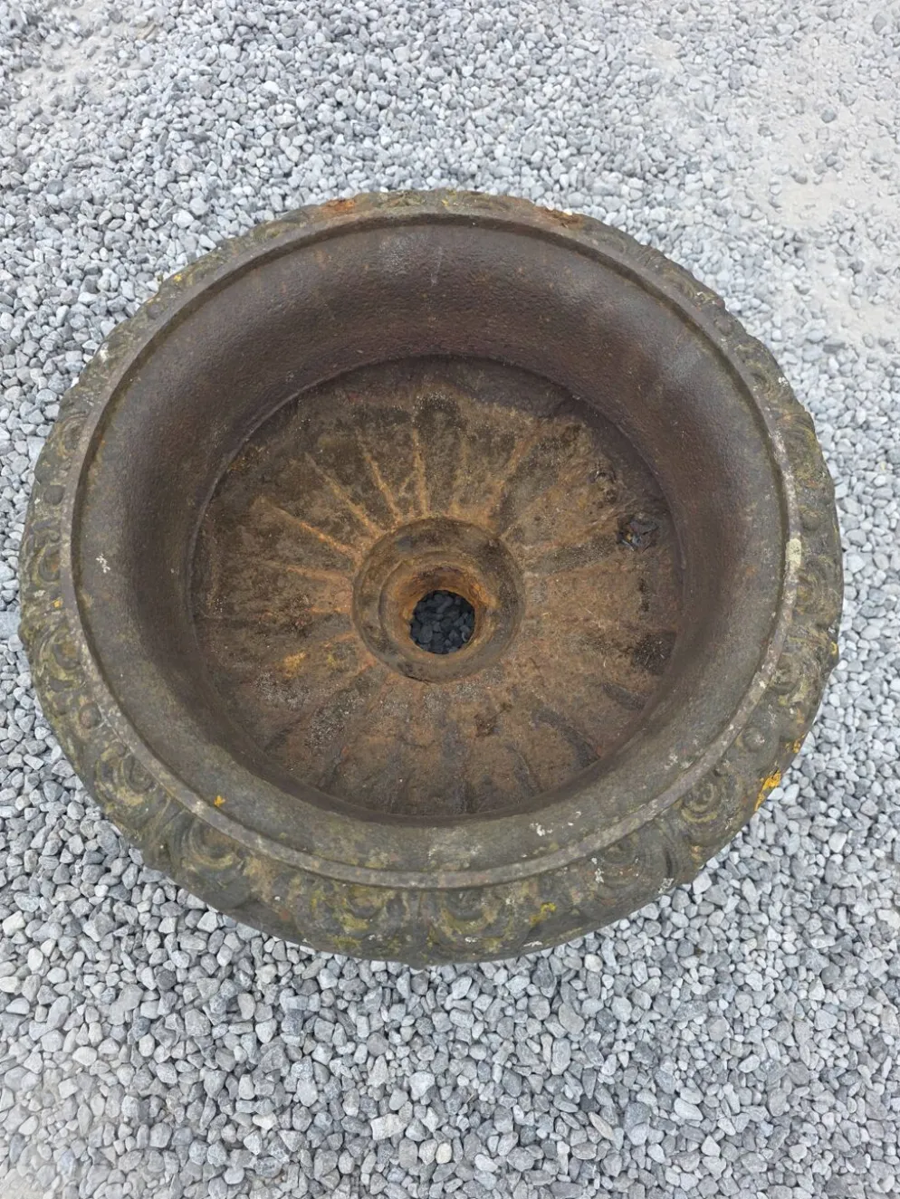 Vase médicis en fonte du XIXème