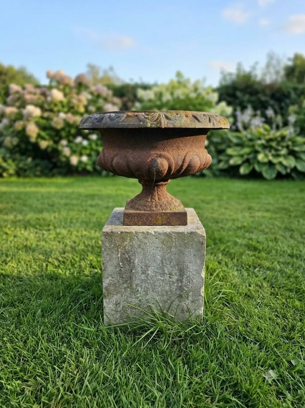 Vase médicis en fonte du XIXème