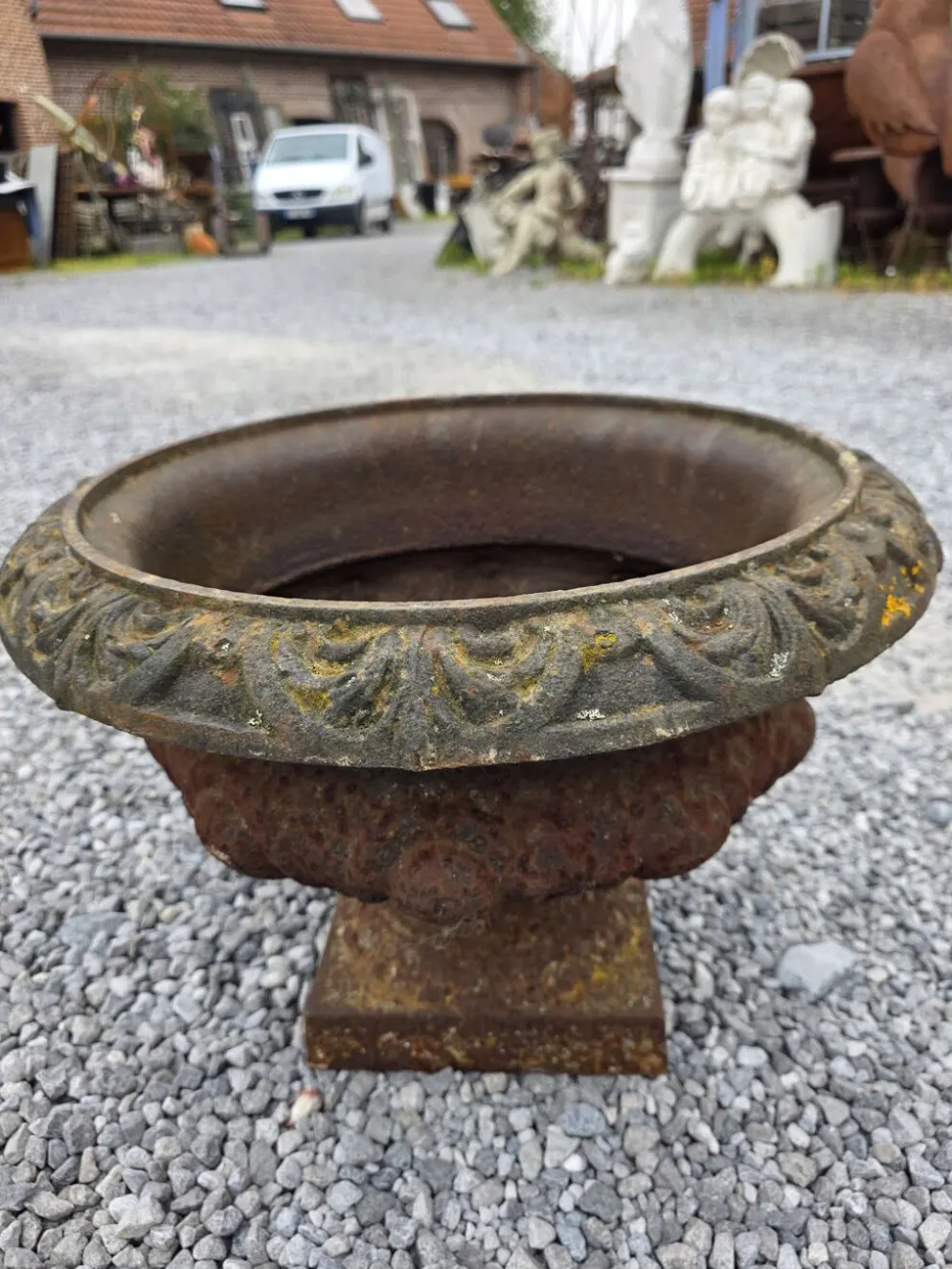Vase médicis en fonte du XIXème