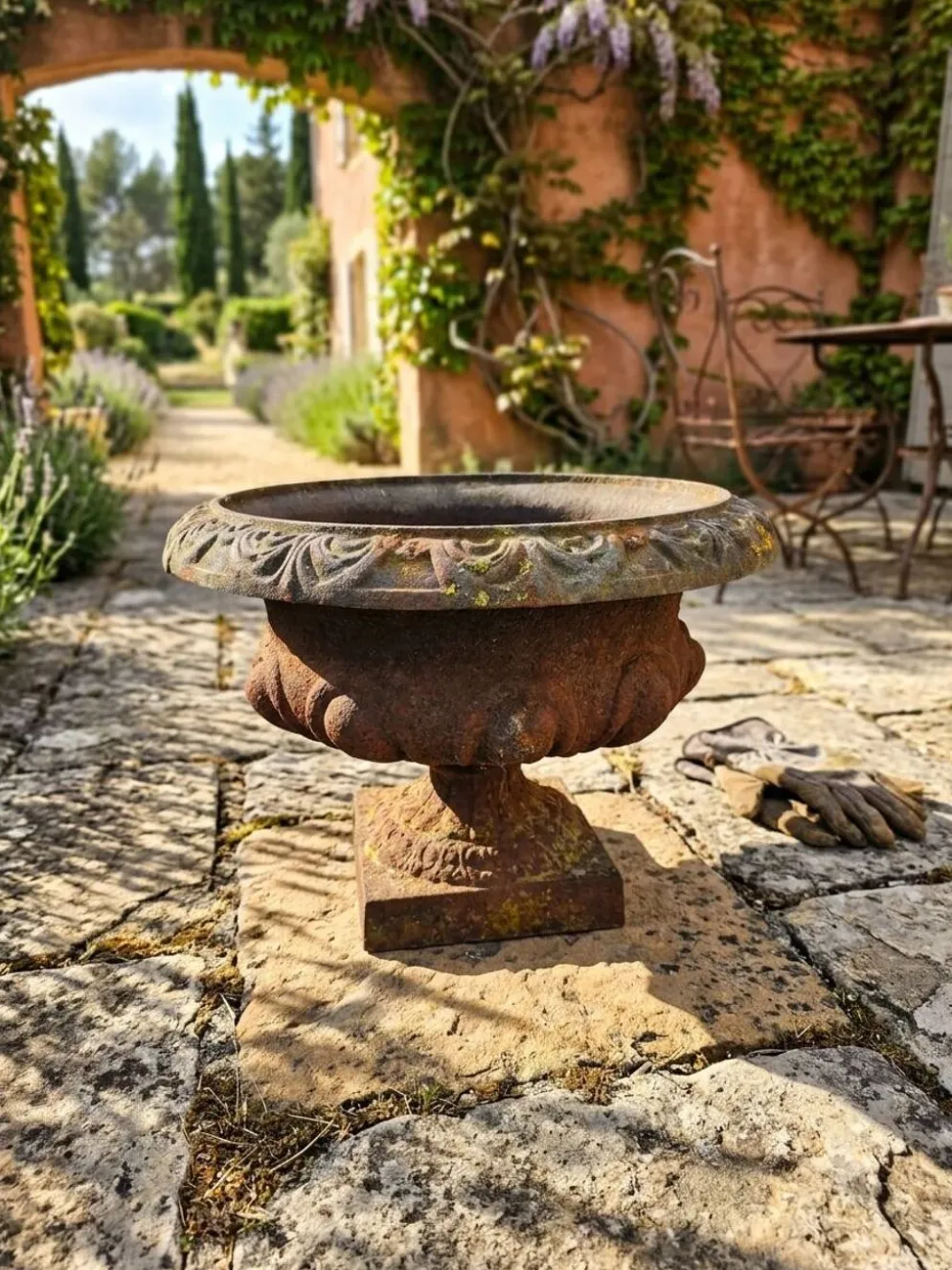 Vase médicis en fonte du XIXème