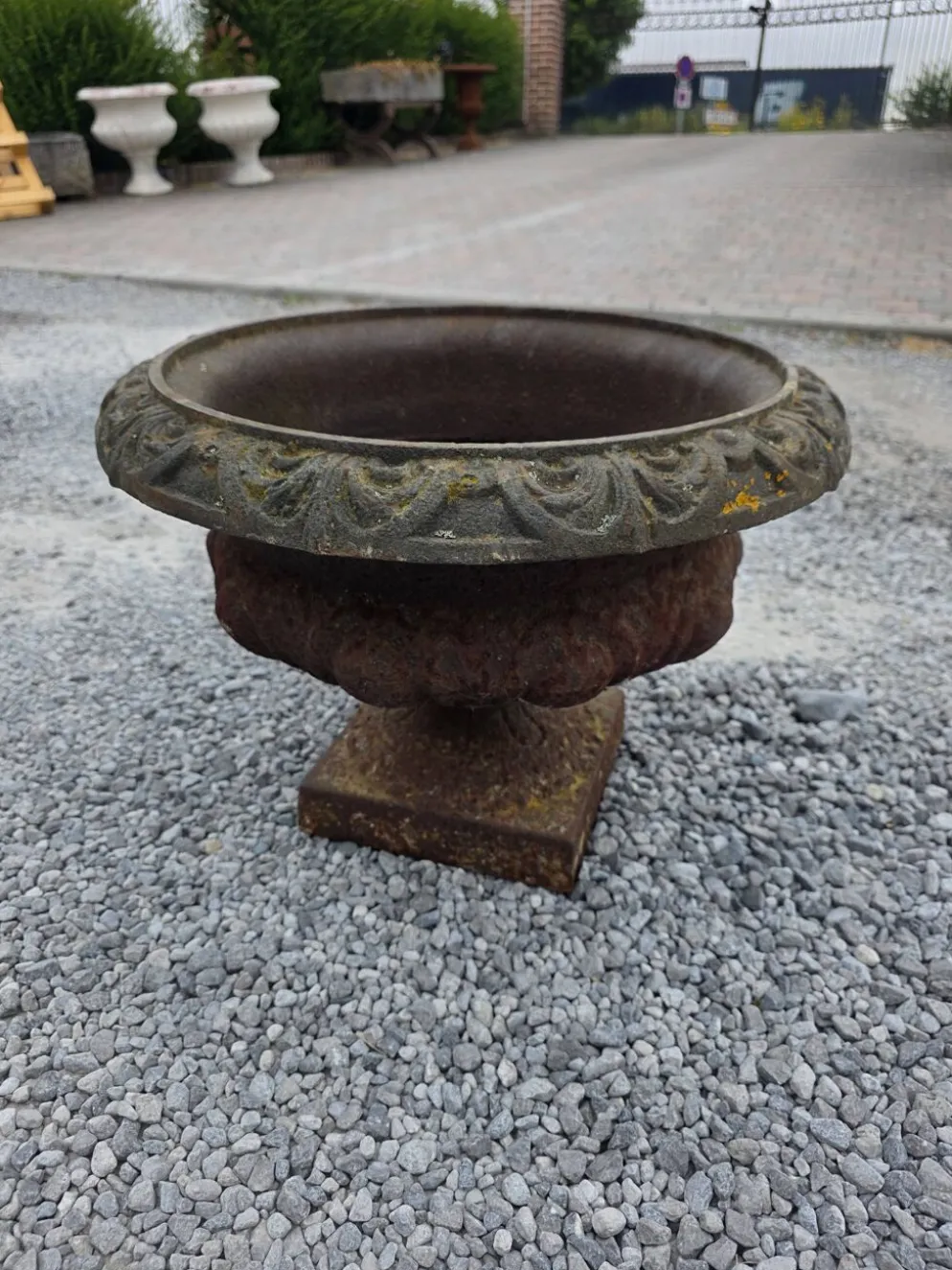 Vase médicis en fonte du XIXème
