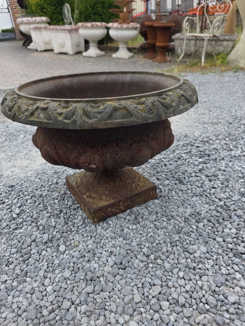 Vase médicis en fonte du XIXème
